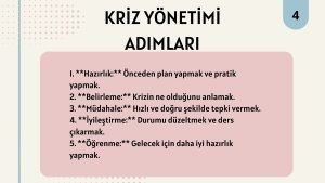 Kriz Yönetimi ve Baş Etme Stratejileri