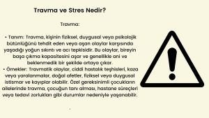 Travma Ve Stresle Başa Çıkma