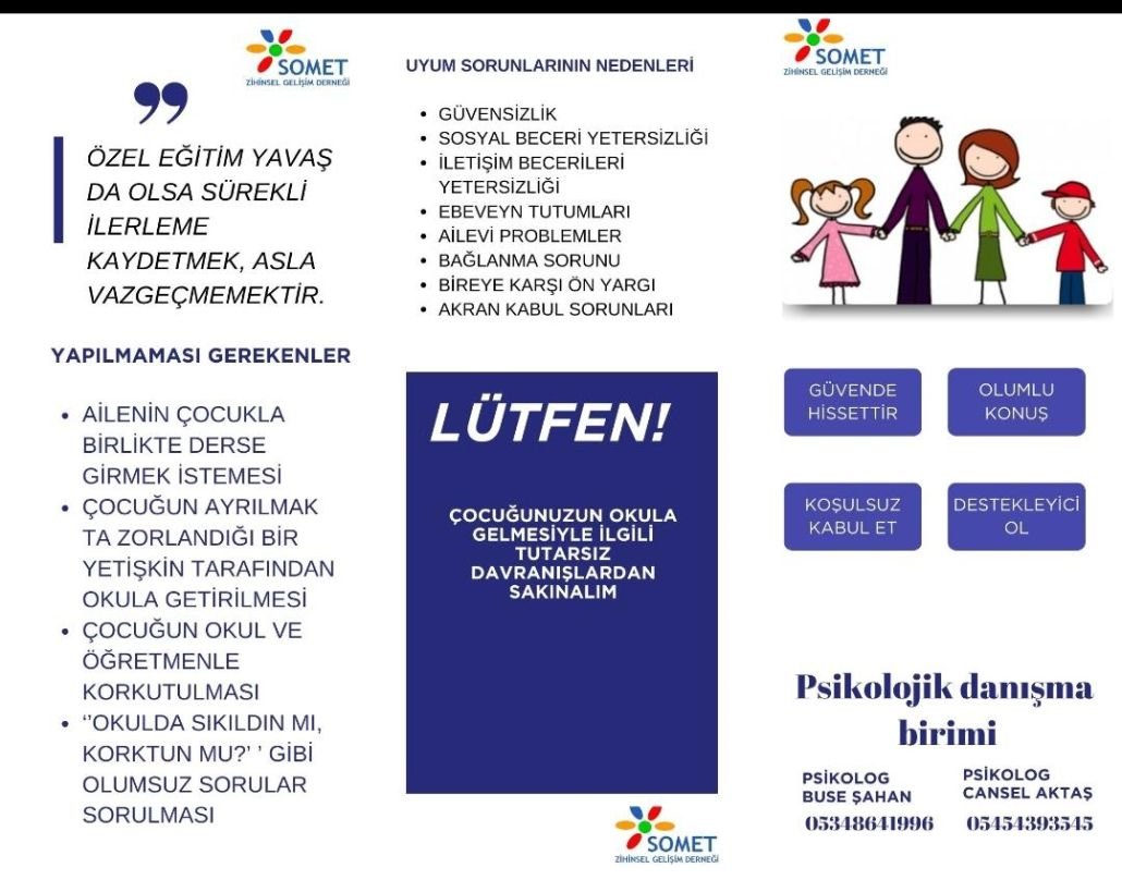 Zihinsel Yetersizliği Olan Bireylerin Okula Uyum Süreci