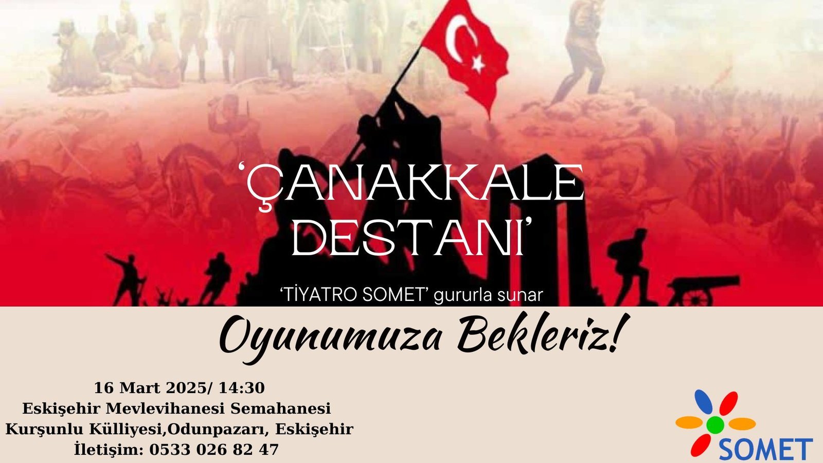 Tiyatro SOMET’e Bekliyoruz