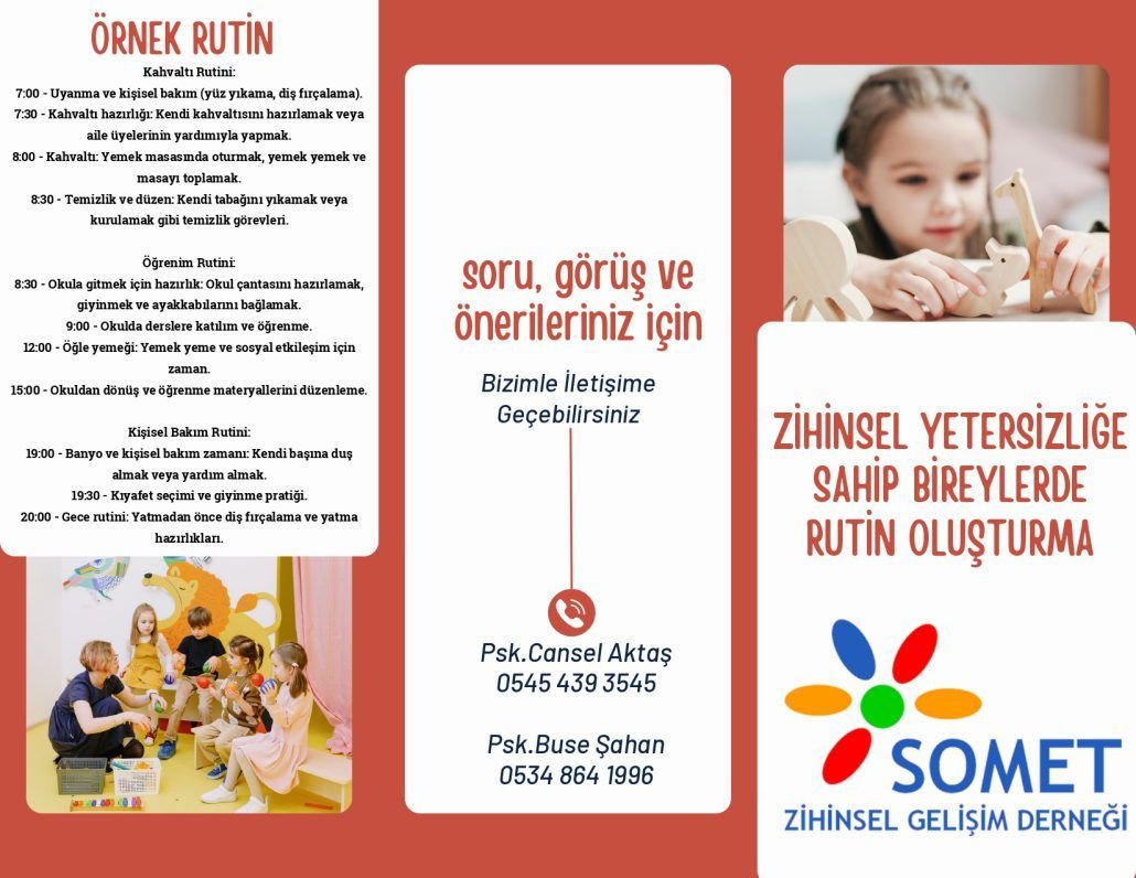 Zihinsel Yetersizliğe Sahip Bireylerde Rutin Oluşturma