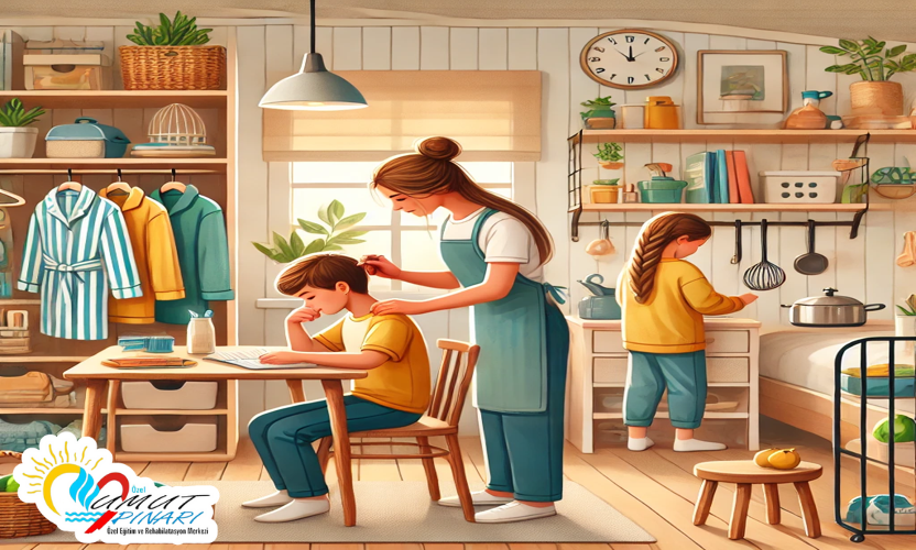 ZİHİNSEL ENGELLİ BİREYLERDE BAĞIMSIZ YAŞAM BECERİLERİ VE AİLE KATILIMI