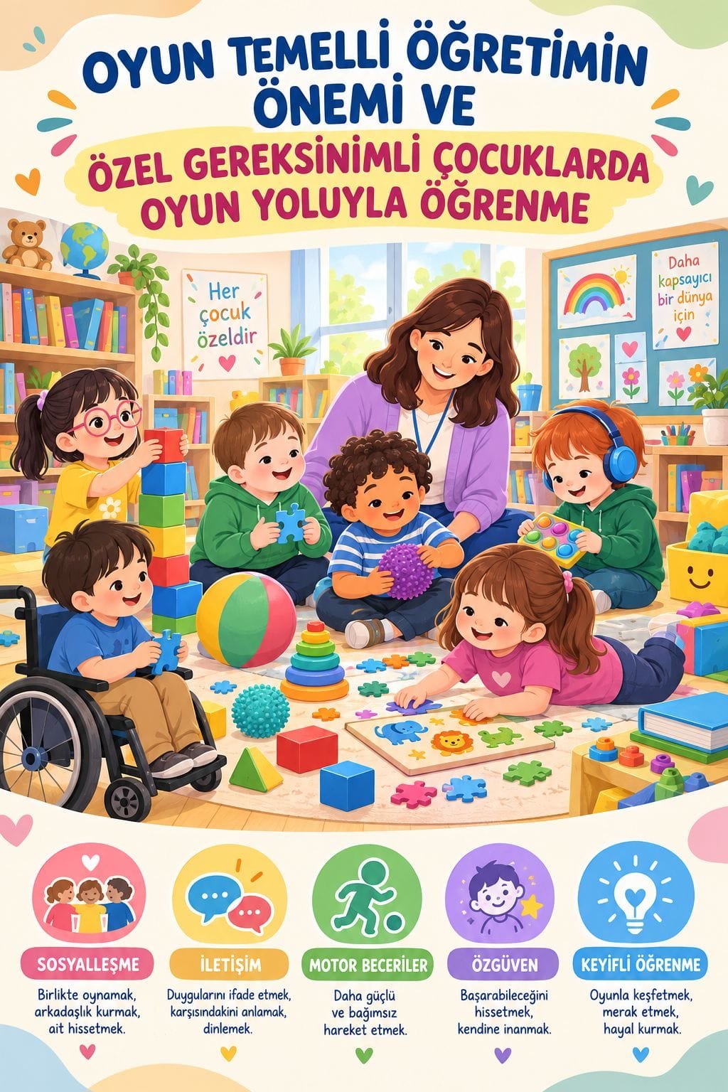 OYUN TEMELLİ ÖĞRETİMİN ÖNEMİ VE ÖZEL GEREKSİNİMLİ ÇOCUKLARDA OYUN YOLU